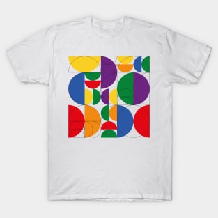 LGBT CIRCLE ABSTRACT ART T-Shirt